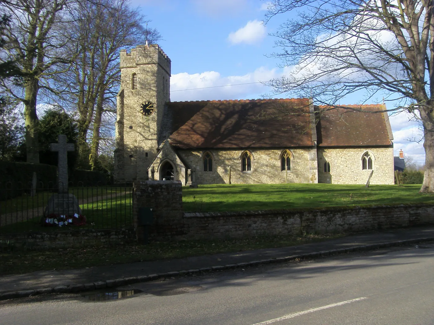 St James the Great church and war memorial in Aston Abbotts, winner of the 2026 Gurney Cup. This is not at this year's judging